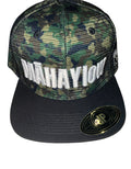 Snap back MaHaylow Camo (White stitch)