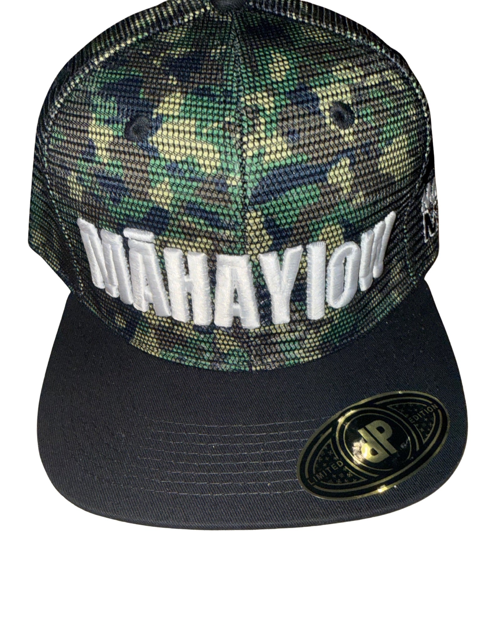 Snap back MaHaylow Camo (White stitch)