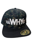 Camo (White stitch) Ha-WHY-ee Hat.